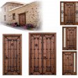 Alpujarreñas, fabricación de puertas rusticas de estilo morisco de madera, portones, puertas de exterior rusticas